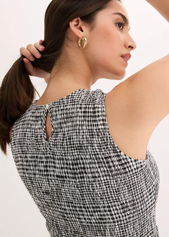 Abito midi in misto viscosa, bonprix