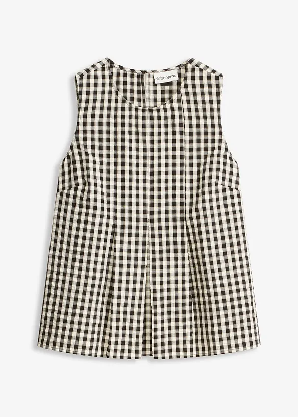 Top a quadri, bonprix