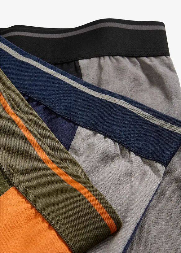 Boxer aderenti in lunghezza midi con cotone (pacco da 3), bonprix