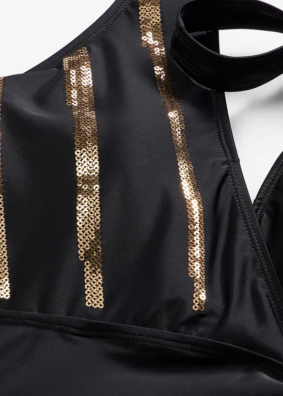 Tankini con paillettes (set 2 pezzi), bonprix