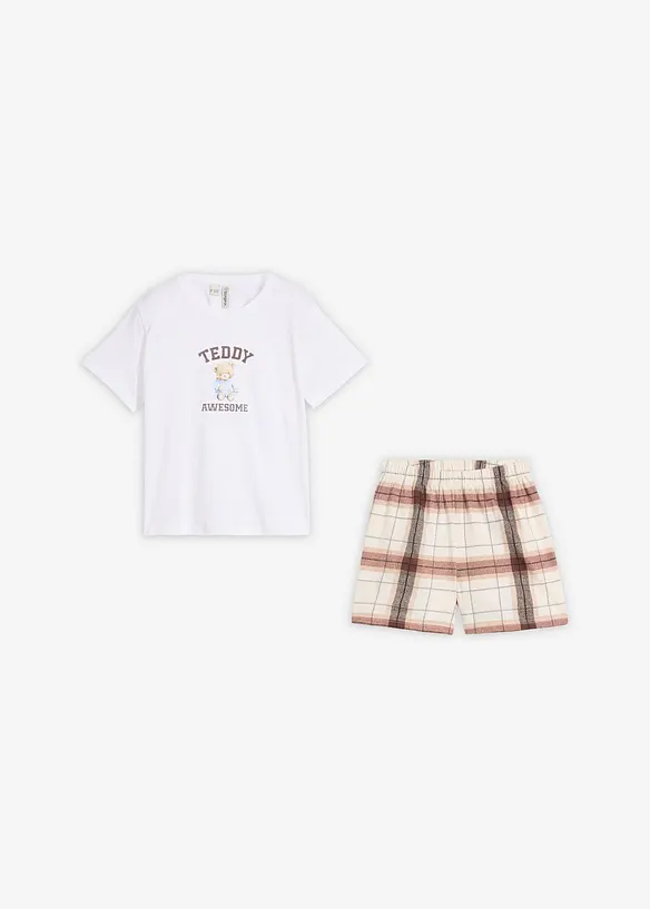 Pigiama estivo in morbido cotone, bonprix