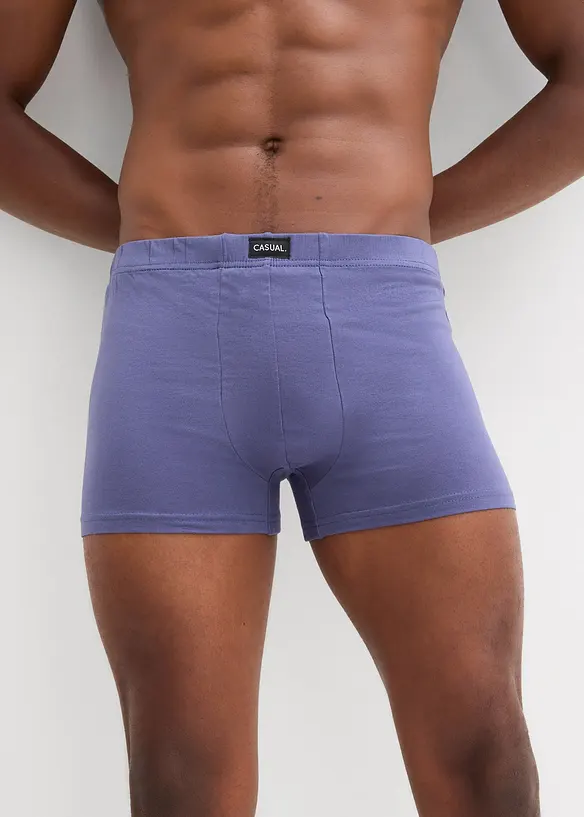 Boxer aderenti con cotone (pacco da 5), bonprix