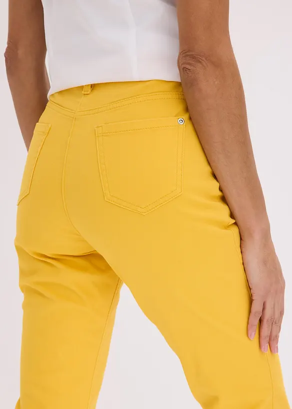 Pantaloni cropped elasticizzati, bonprix