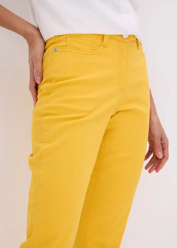 Pantaloni cropped elasticizzati, bonprix