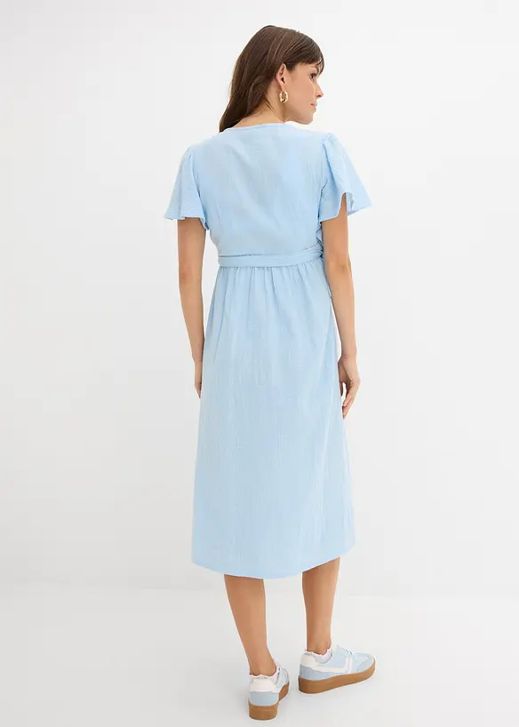 Abito pr&eacute;maman / da allattamento 2 in 1 in mussola di cotone, bonprix