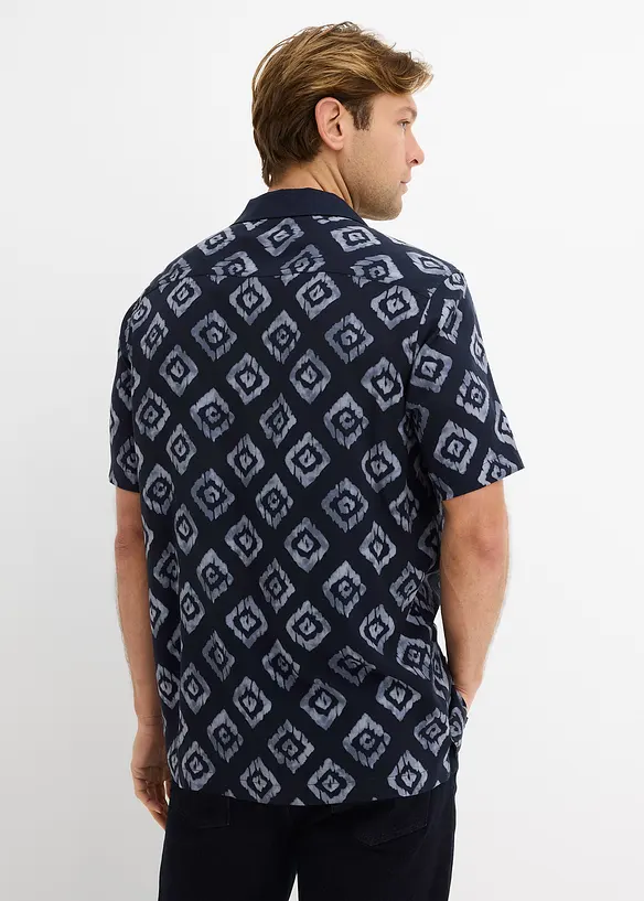 Camicia a maniche corte con colletto resort, bonprix