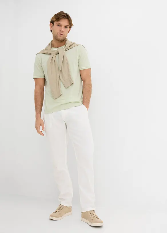 T-shirt in piquet di puro cotone biologico, bonprix