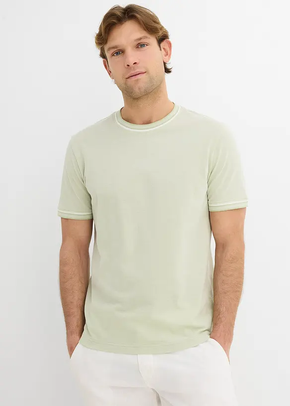 T-shirt in piquet di puro cotone biologico, bonprix