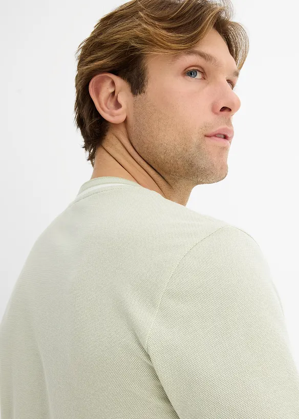 T-shirt in piquet di puro cotone biologico, bonprix