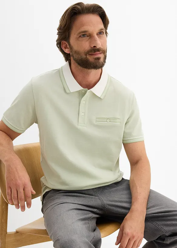 Polo in piquet di puro cotone biologico, bonprix