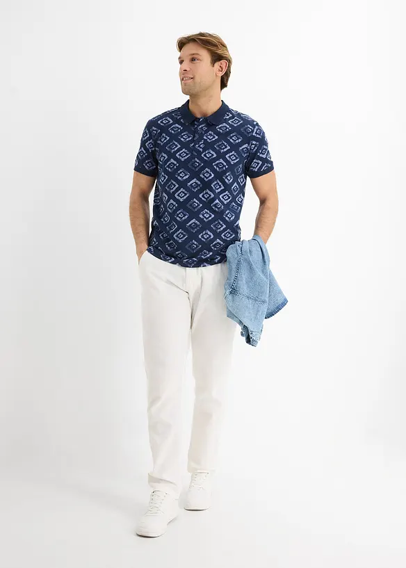 Polo in jersey, slim fit, bonprix