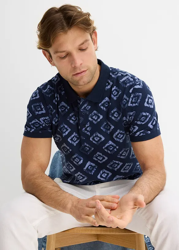 Polo in jersey, slim fit, bonprix