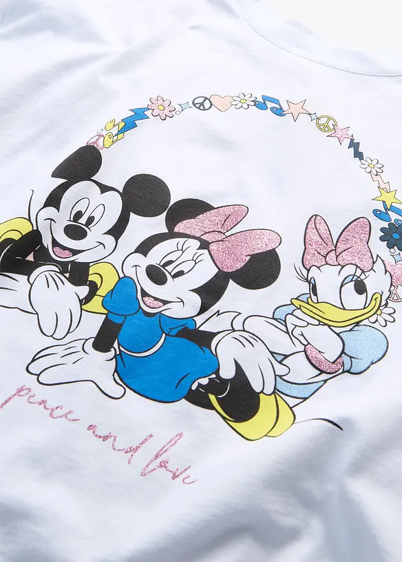 Maxi maglia Mickey Mouse in puro cotone, Disney