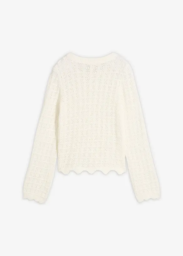 Maglione traforato, bonprix