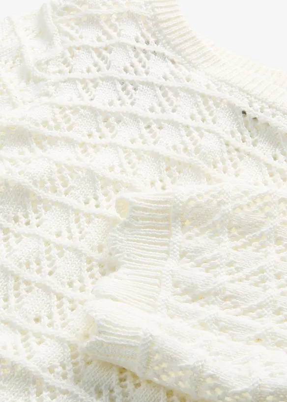 Maglione traforato, bonprix