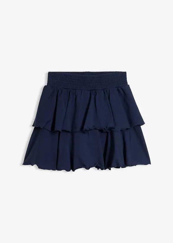 Gonna pantalone in jersey di misto cotone biologico elasticizzato, bonprix