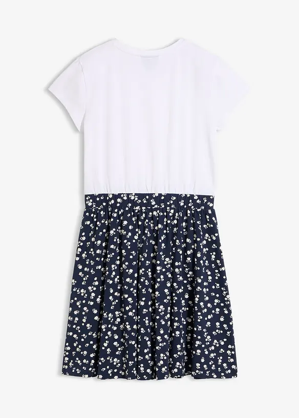 Abito in jersey di misto cotone biologico elasticizzato, bonprix