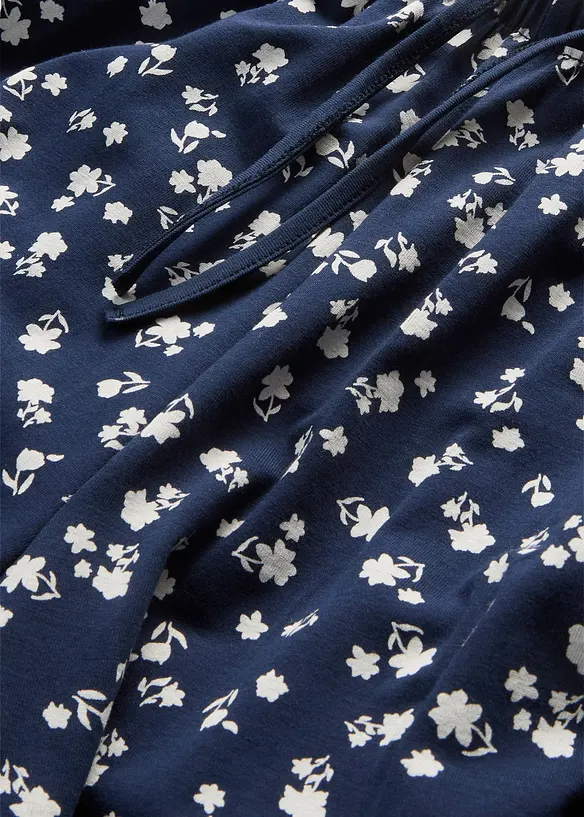 Pantaloni in jersey a trama operata, bonprix