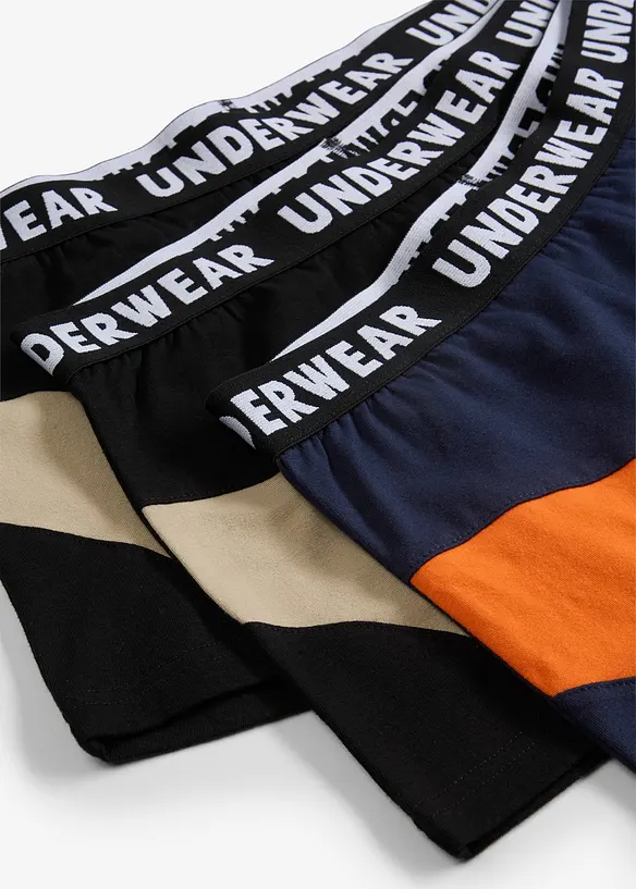 Boxer aderenti con cotone (pacco da 3), bonprix
