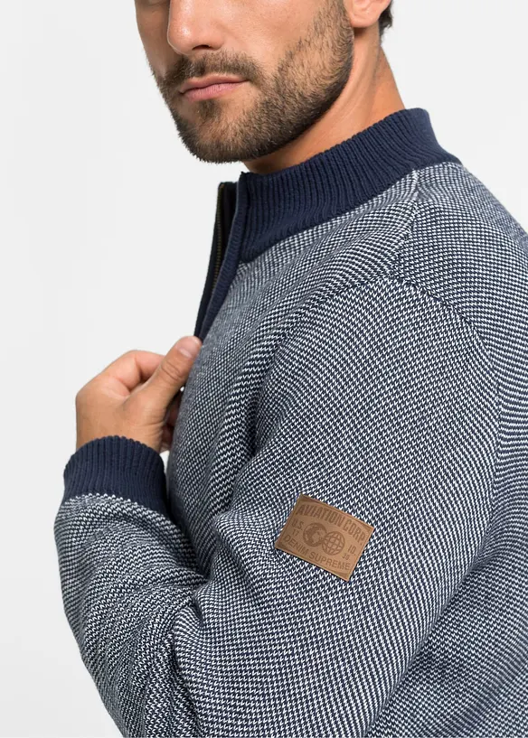 Maglione in filato grosso di puro cotone, bonprix