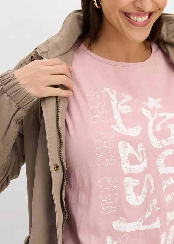 Maglia lunga in puro cotone biologico, bonprix