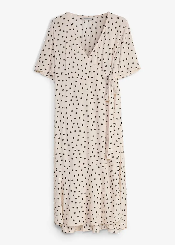 Abito pr&eacute;maman / da allattamento 2 in 1 in cr&ecirc;pe di viscosa fluida, bonprix