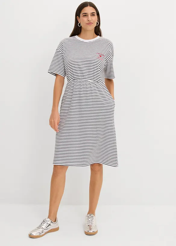 Abito in jersey di puro cotone, bonprix