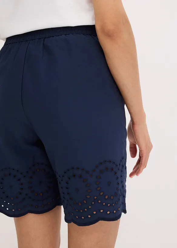 Shorts in puro cotone con elastico in vita, bonprix