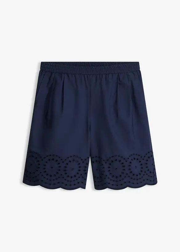 Shorts in puro cotone con elastico in vita, bonprix