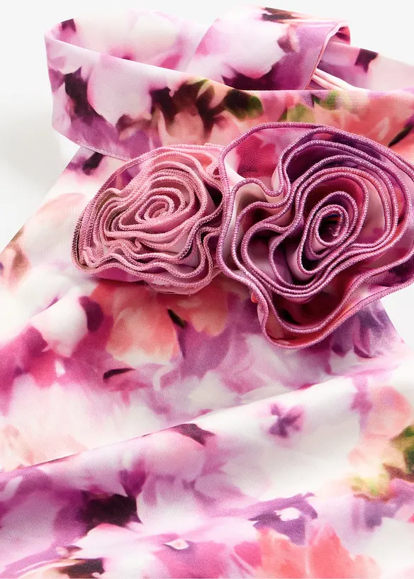 Abito da sera con applicazione floreale, bonprix