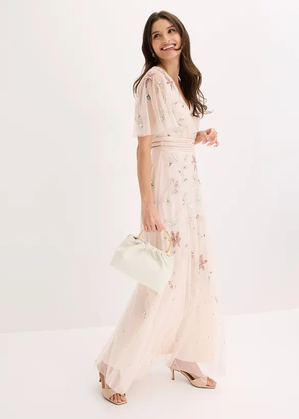 Abito da sera con ricami e paillettes, bonprix