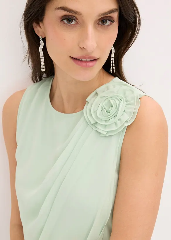 Abito da cocktail con applicazione floreale, bonprix