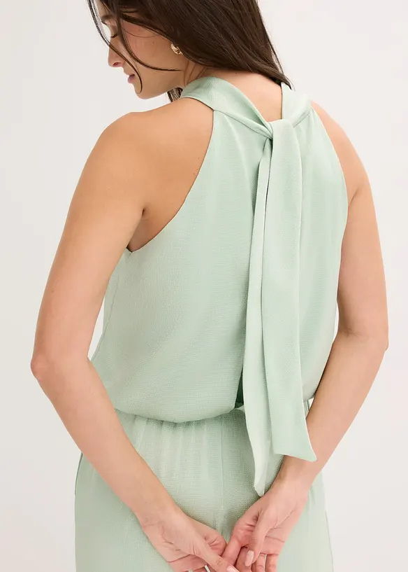 Tuta in satin operato, bonprix