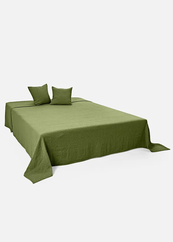 Copricuscino in piquet a nido d'ape (pacco da 2), bonprix