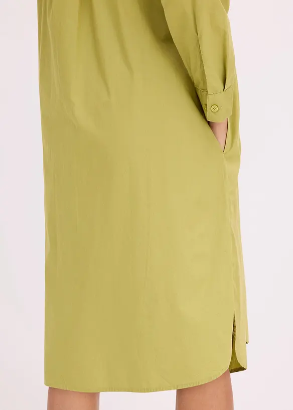 Abito chemisier in popeline di cotone, bonprix