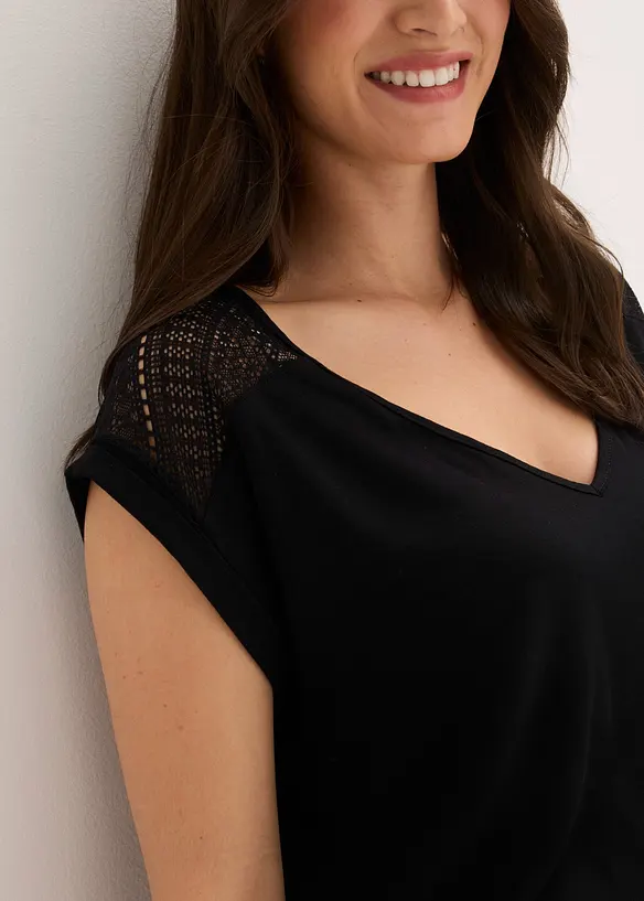 Maglia in misto viscosa morbido, bonprix