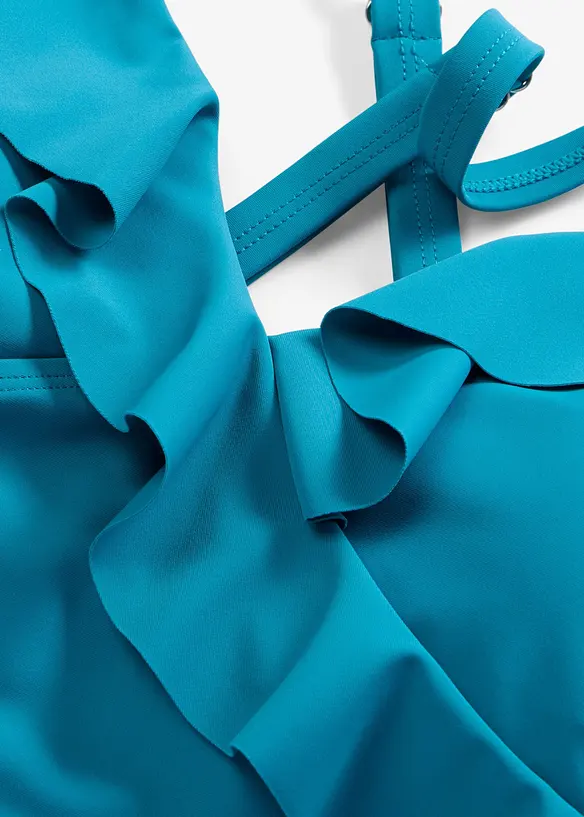 Tankini con volant (set 2 pezzi), bonprix