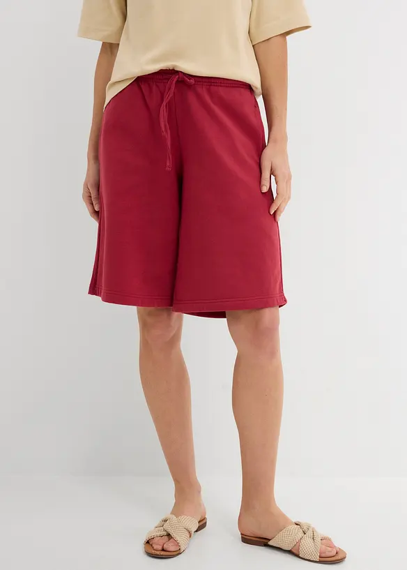 Bermuda in felpa di puro cotone biologico, bonprix