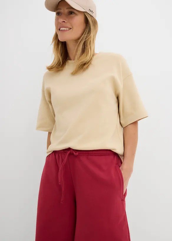 Bermuda in felpa di puro cotone biologico, bonprix