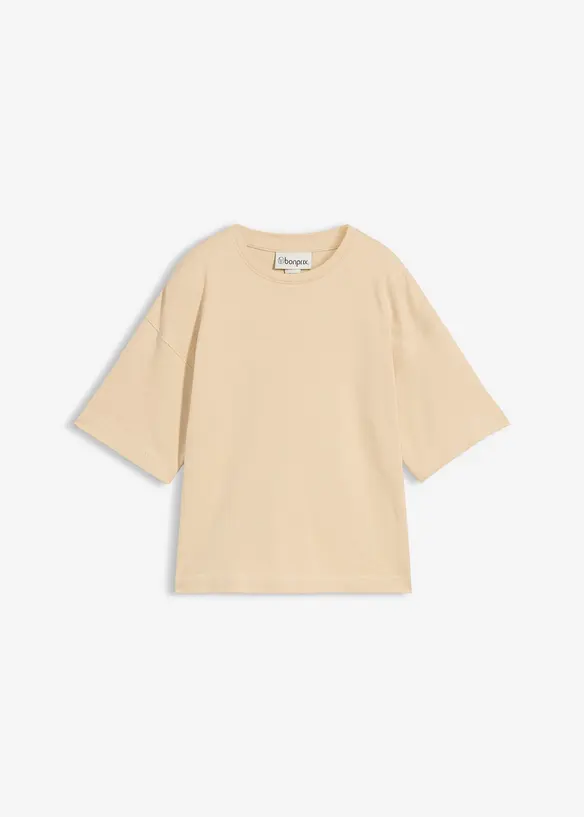 T-shirt boxy in cotone biologico pesante, bonprix