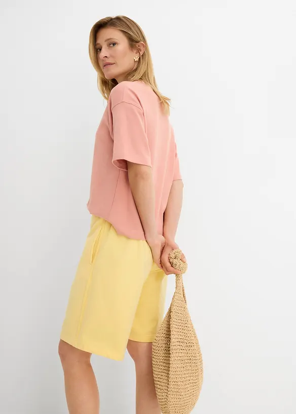 Bermuda in felpa di puro cotone biologico, bonprix