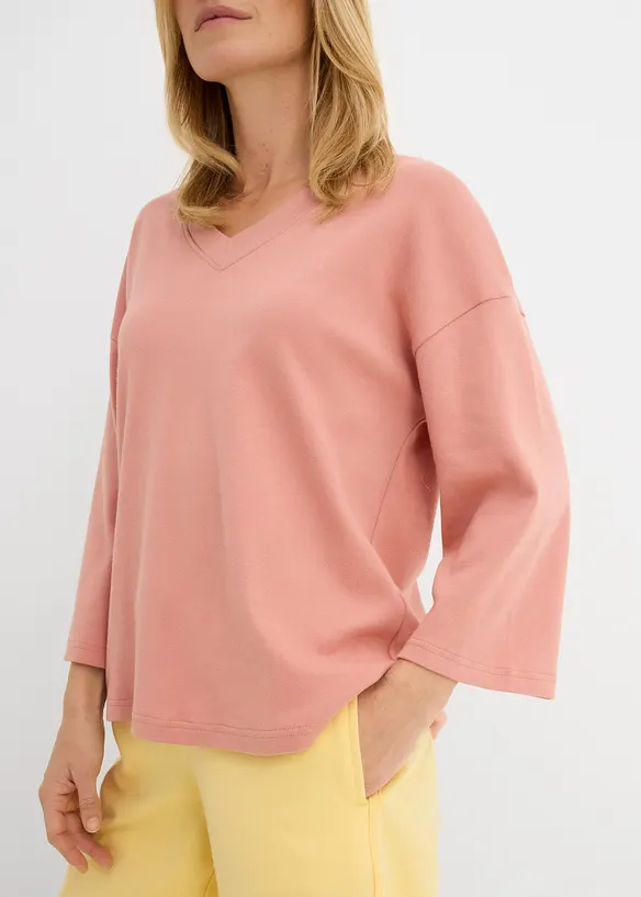 T-shirt boxy in cotone biologico pesante, bonprix