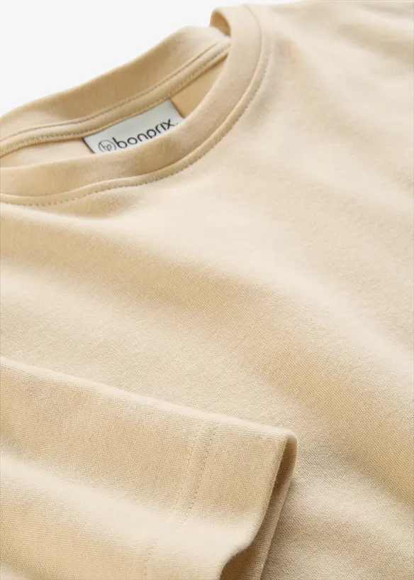 T-shirt boxy in cotone biologico pesante, bonprix