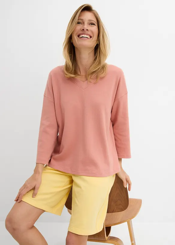 T-shirt boxy in cotone biologico pesante, bonprix