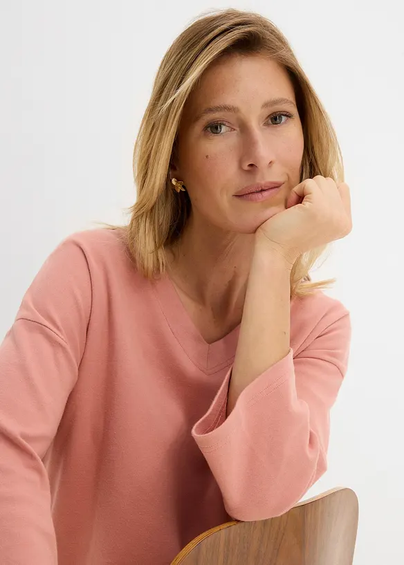 T-shirt boxy in cotone biologico pesante, bonprix