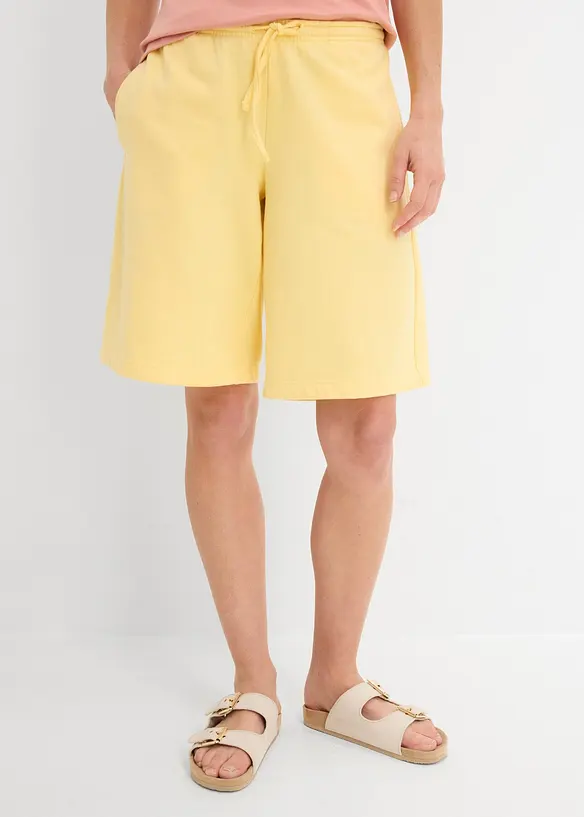 Bermuda in felpa di puro cotone biologico, bonprix