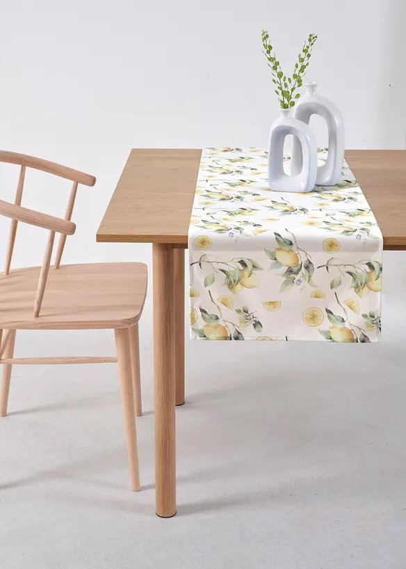 Runner tavolo con limoni stampati, bonprix
