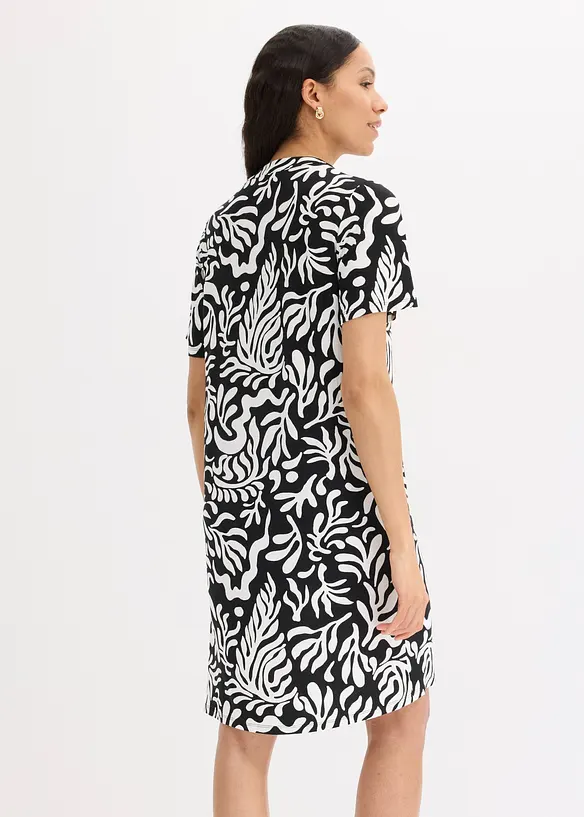 Abito tunica in misto viscosa morbido, bonprix