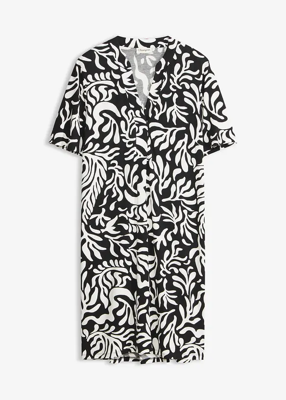 Abito tunica in misto viscosa morbido, bonprix