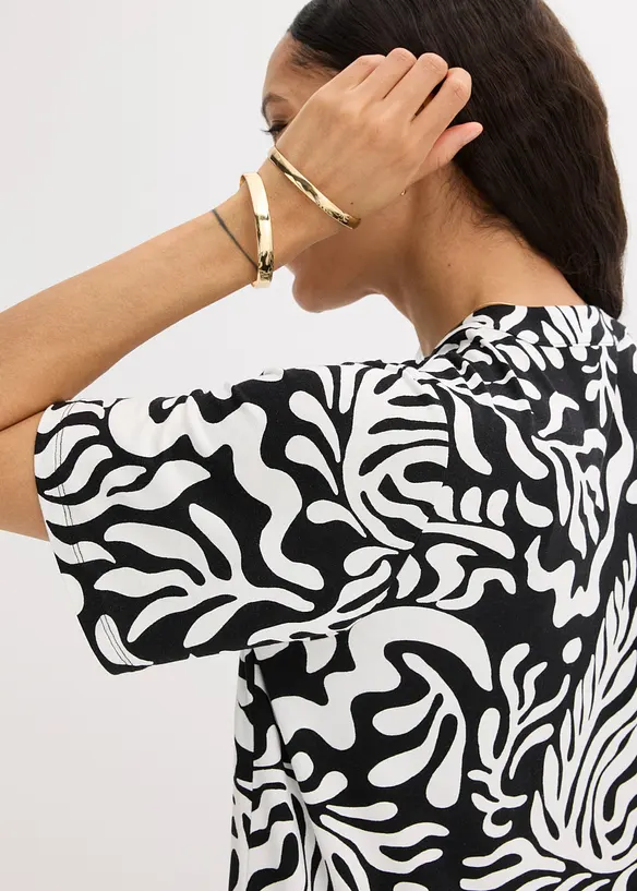 Abito tunica in misto viscosa morbido, bonprix